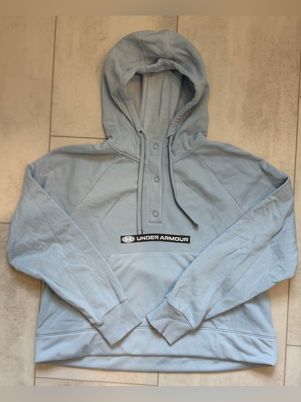 Under Armour Light Blue Women’s Cropped Hoodie